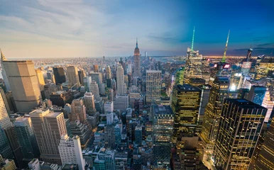 New York City von Tag zu Nacht © ymgerman