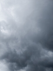 dark clouds in the sky