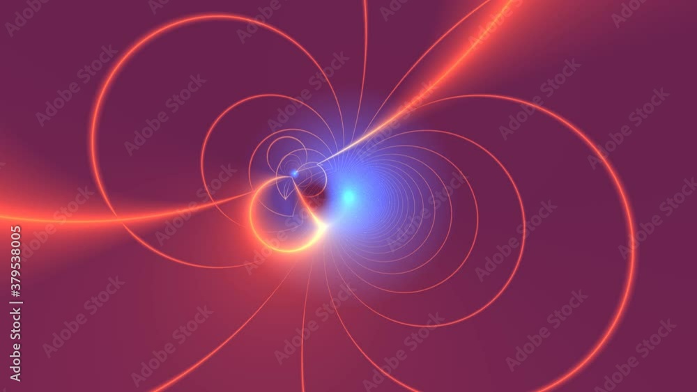 Aufkleber exploding cross over overlapping rings of hot red light