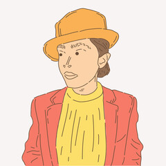 woman with cool style