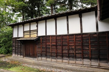 日本の古い蔵の風景
