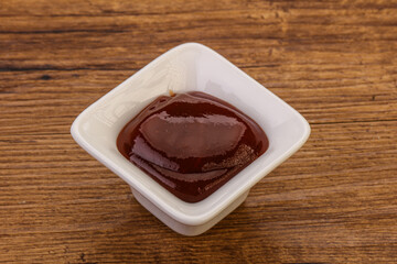 Traditional Barbicue sauce in the bowl