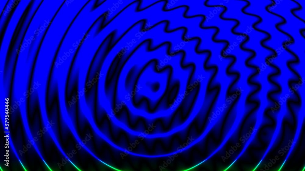 Poster Audio Wave Speaker Effect of Sound Form Moving Across Frame