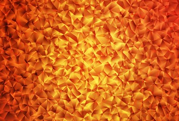 Light Red vector polygonal background.