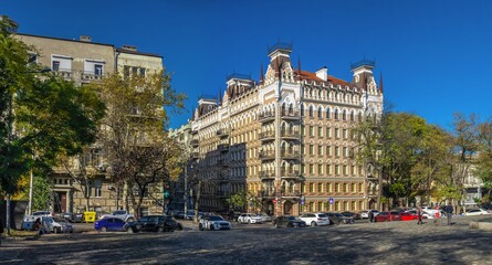 Modern apartment building in Odessa, Ukraine