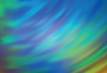 Light Blue, Green vector glossy abstract layout.