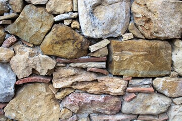 evocative image of texture of ancient wall