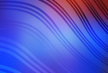Light Blue, Red vector background with wry lines.
