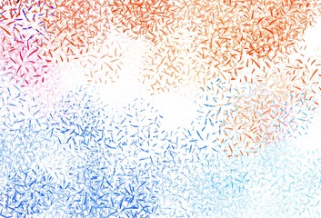 Light Orange vector background with straight lines.