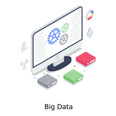 
Gears inside a computer, online configuration 
