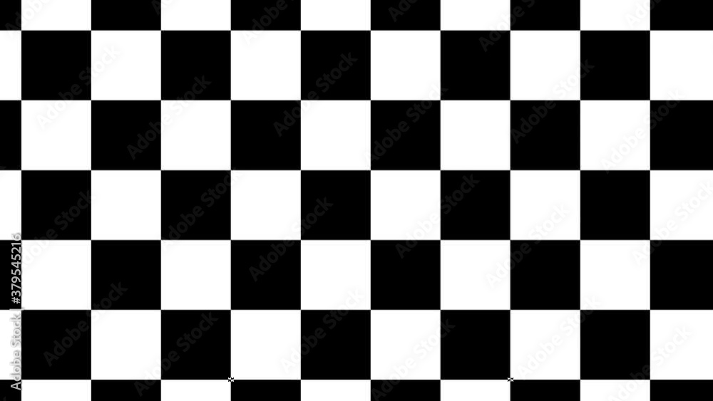 Poster Zoom and Pan on a Simple Checkboard Checkerboard Checked Mask