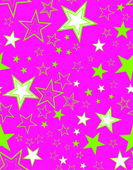 Fototapeta premium Abstract Random Stars Repeating Vector Pattern Isolated Background 