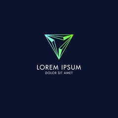triangle style for your logo or business identity