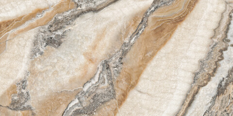 brown and grey color polished finish stone texture with natural veins high-resolution marble design    - 379547207