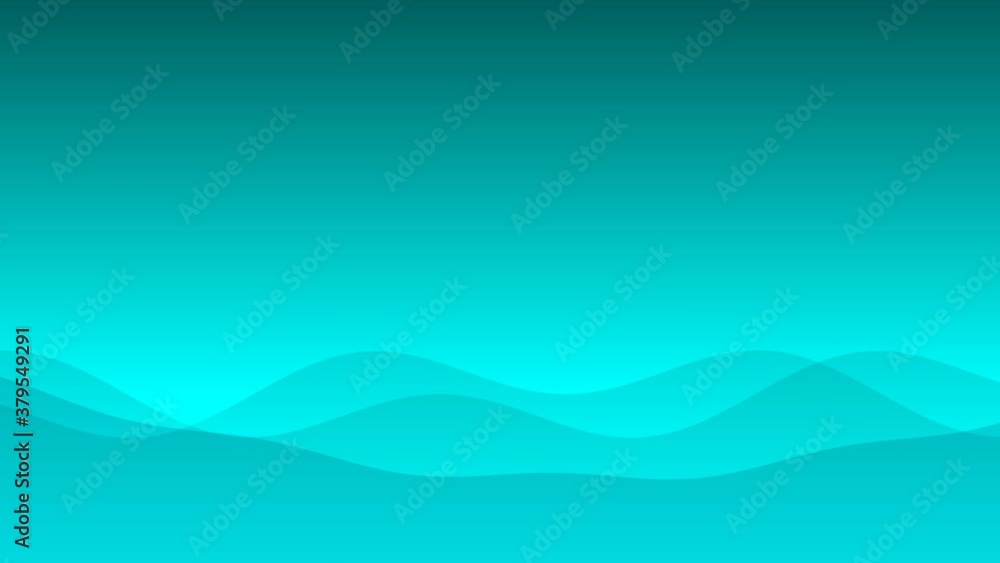 Poster simple abstract ocean waves 2d wavelike pattern