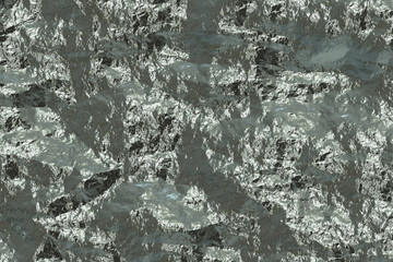 foil background with shiny uneven surface