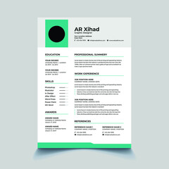 Clean Minimal A4 Resume Template
