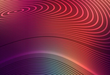 Dark Green, Red vector pattern with lines.