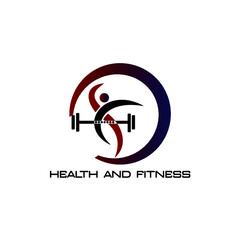 health and fitness icon and logo design