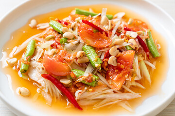 papaya spicy salad - somtam