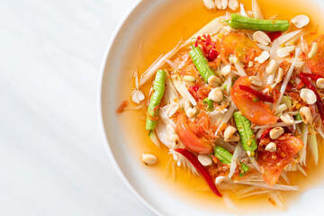 papaya spicy salad - somtam