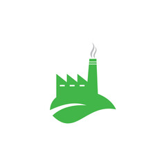 Nature Factory Vector , Industry Logo