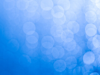 abstract blue light condensation background. Festive elegant abstract background with bokeh lights