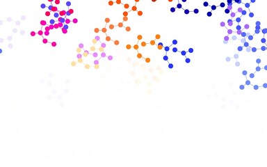 Light Purple vector template with artificial intelligence structure.