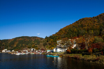 Fototapeta na wymiar Kawaguchiko lake