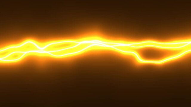 Bright Hot Yellow Burning Plasma Arc Arcing Light Lightning