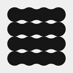 Abstract Cross Pattern Dots Logo generative computational art illustration