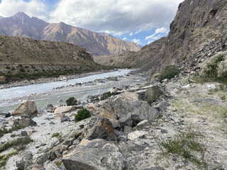 mountain river in the mountains
