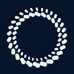 Abstract Halftone Design Element. Vector illustration. 