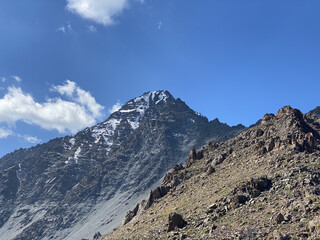 peak, mountain, Kyrgyzstan