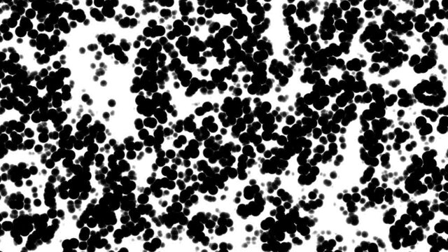 Organic Cells Cellular Mask of Blobs Natural Cellulite Balls Morphing