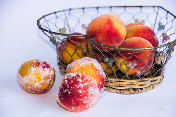 easter eggs in a basket