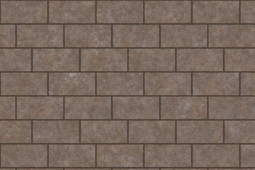 Old concrete block wall background and texture