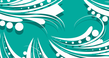 colorful swirl floral design backdrop for cards and banner.