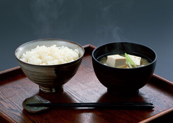 steamed rice
