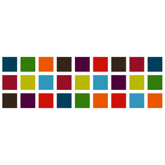 fond abstrait, bannière carré coloré