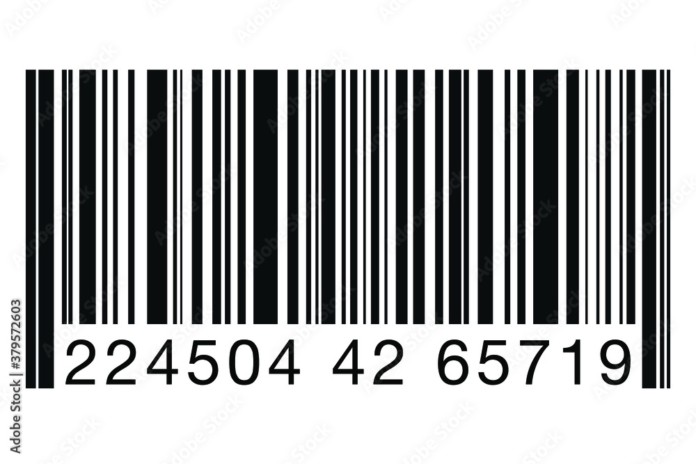 Poster barcode vector icon. bar code for web. eps 10 vector illustration.