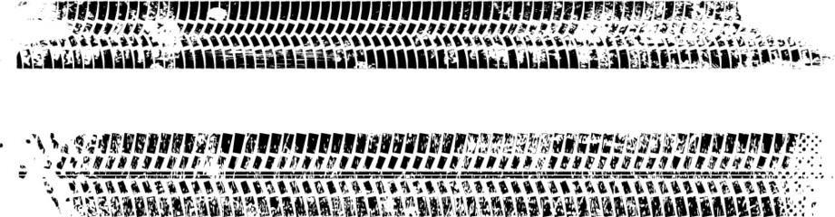 Vector Print Textured Tire Track . Design Element .Bike thread silhouette