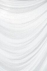 Obraz premium white satin fabric