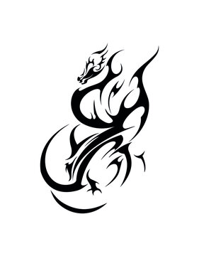 chinese dragon first of the big collection tattoo ethnic symbol sticker