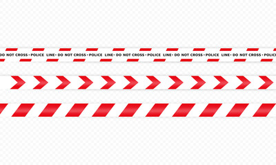 Police line icon. Do not cross. Warning. Vector on isolated white background. EPS 10
