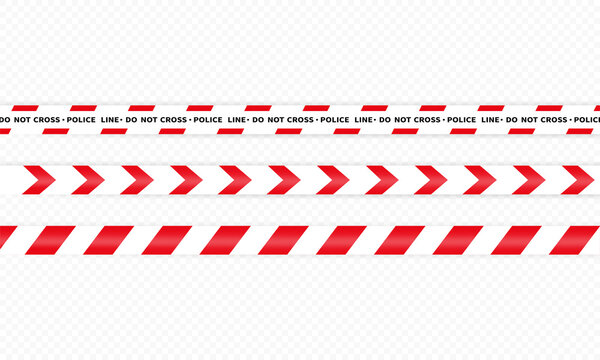 Police line icon. Do not cross. Warning. Vector on isolated white background. EPS 10