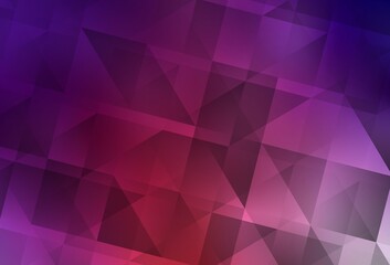 Light Pink, Red vector abstract mosaic pattern.