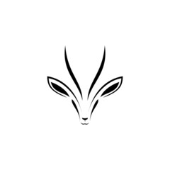 this is a deer logo .