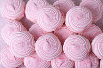 pink sweet marshmallows