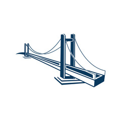 Bridge Logo Template Design Vector